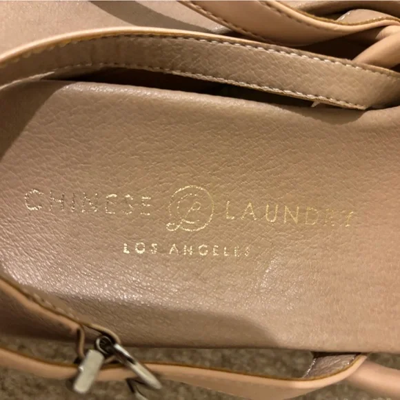 Chinese Laundry Tan Sandals with Minimalist Design Size 8 - Picture 2 of 7